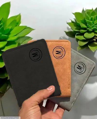 GU-II Male Short Thin Man Purse Wallet Retro Student Horizontal Leather Purse Young Men's Personality Tide